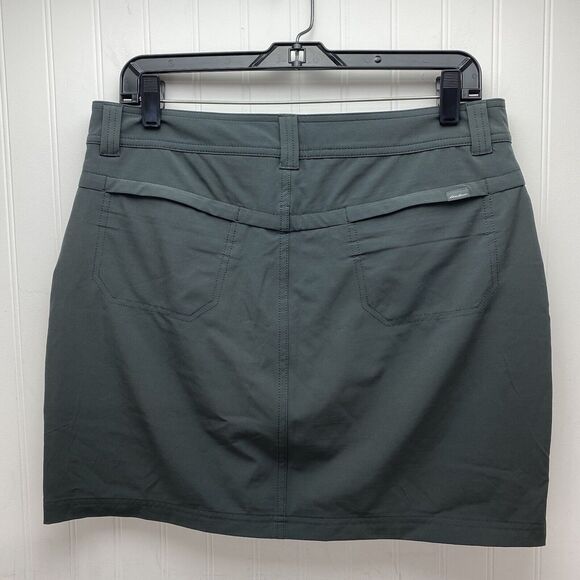 Eddie Bauer Active Skort Womens 8 Golf Tennis Gray Pockets Skirt/Shorts EUC - Picture 2 of 10